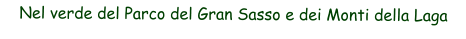 Nel verde del Parco del Gran Sasso e dei Monti della Laga