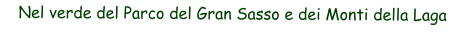 Nel verde del Parco del Gran Sasso e dei Monti della Laga